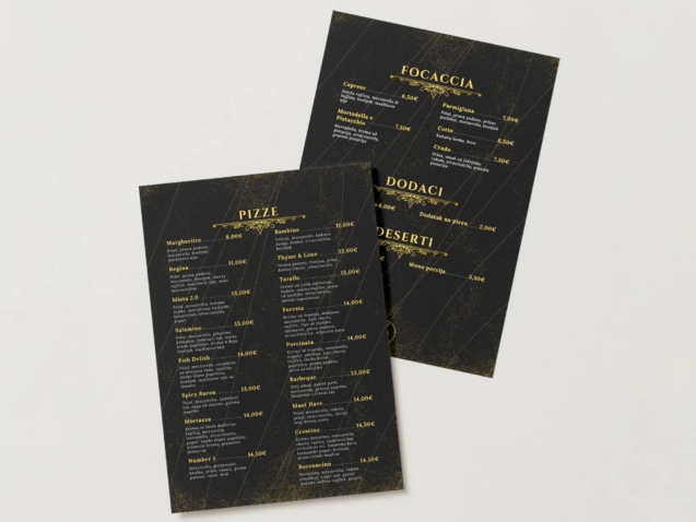 Bocconcino Pizza Bar Jelovnik