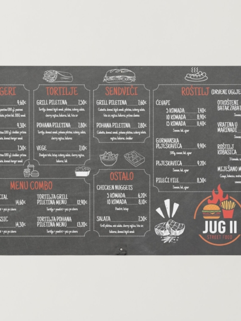 Street Food Jug II Jelovnik
