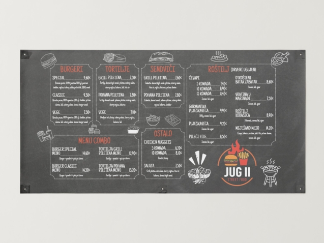 Street Food Jug II Jelovnik